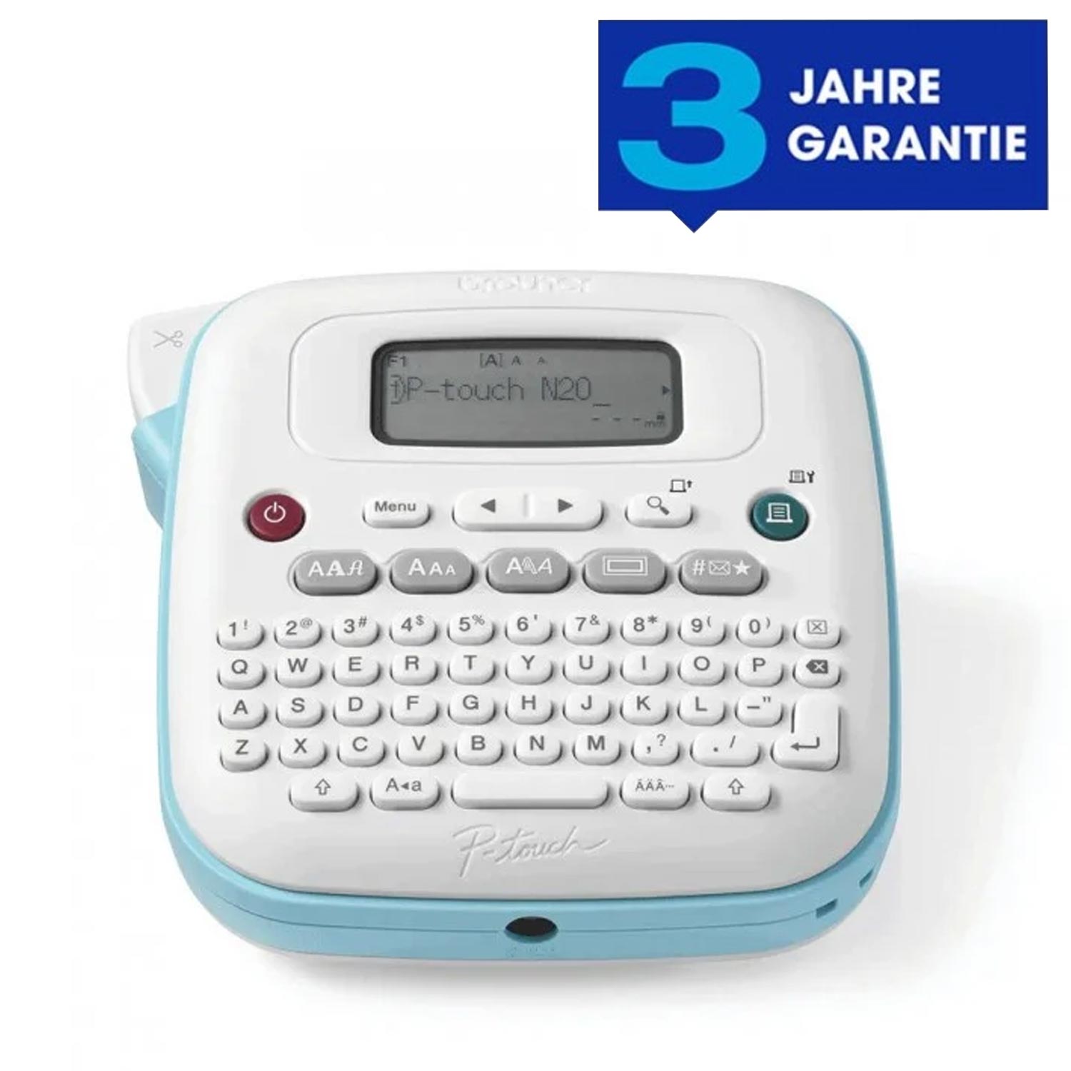 Brother P-Touch PT-N20 Beschriftungsgerät weiß/hellblau