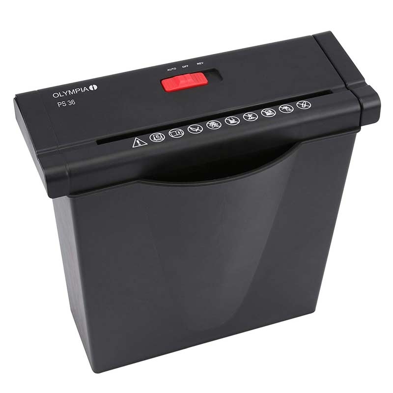 Olympia PS 36 Aktenvernichter P2 (Papierschredder) - schwarz