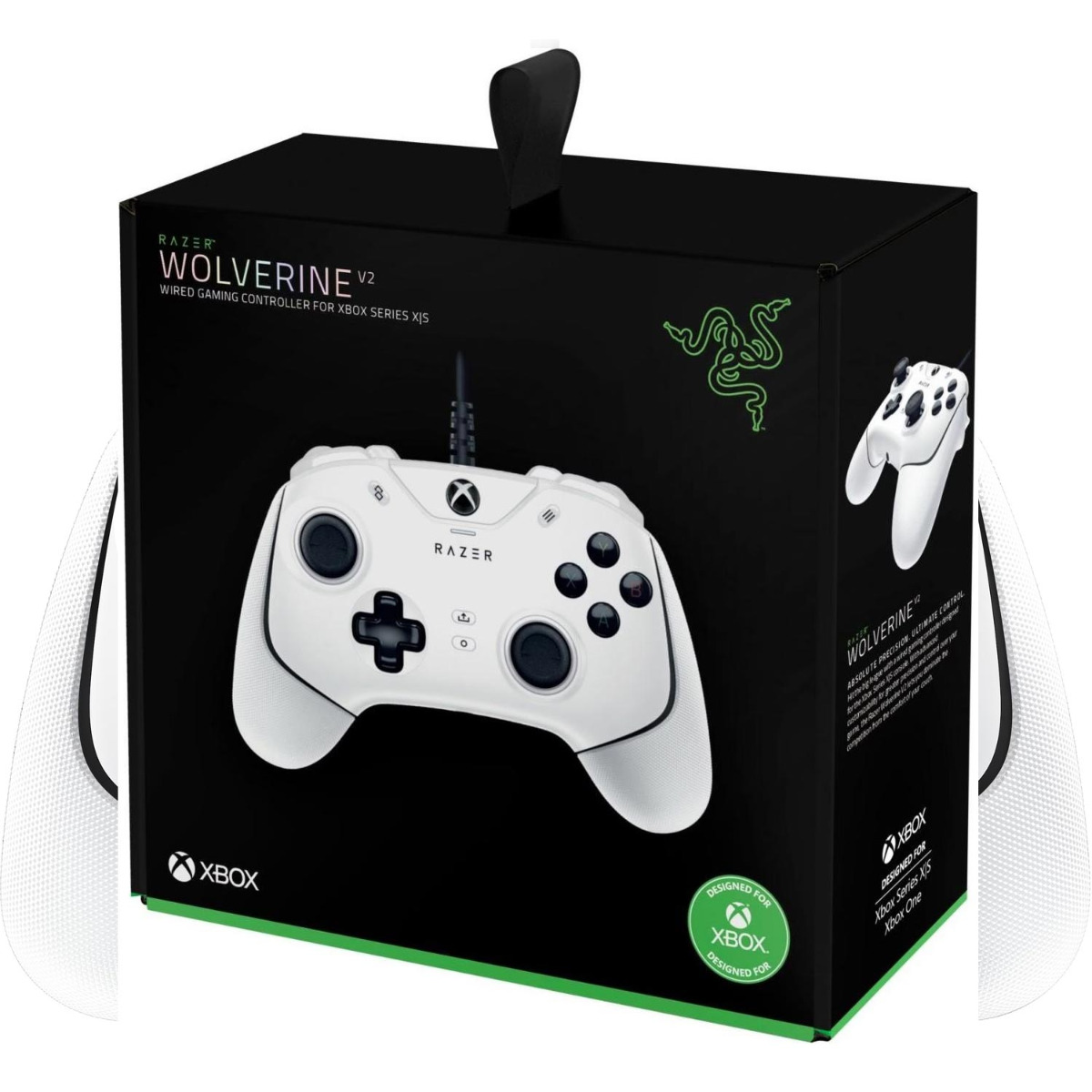 Razer Wolverine V2 (Mercury) kabelgebundener Gaming Controller weiß