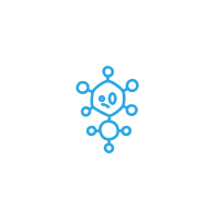 AIRY Pot Blumentopf Luftreinigungssystem in schneeweiß (Space Blue - blau)