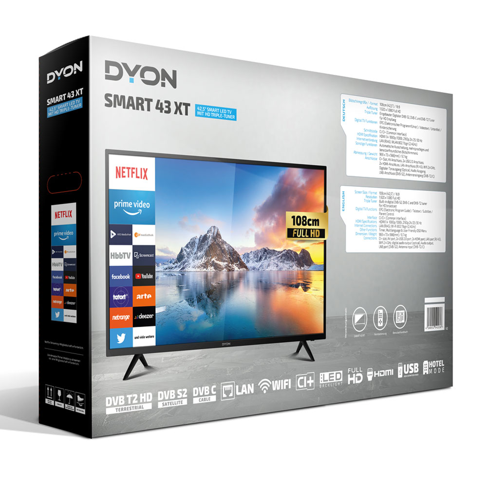 Dyon Smart 43 XT 108 cm (43 Zoll) LED-TV