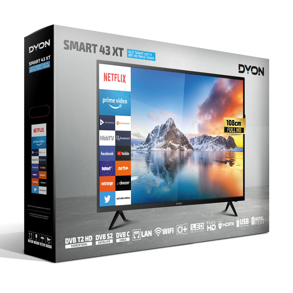 Dyon Smart 43 XT 108 cm (43 Zoll) LED-TV