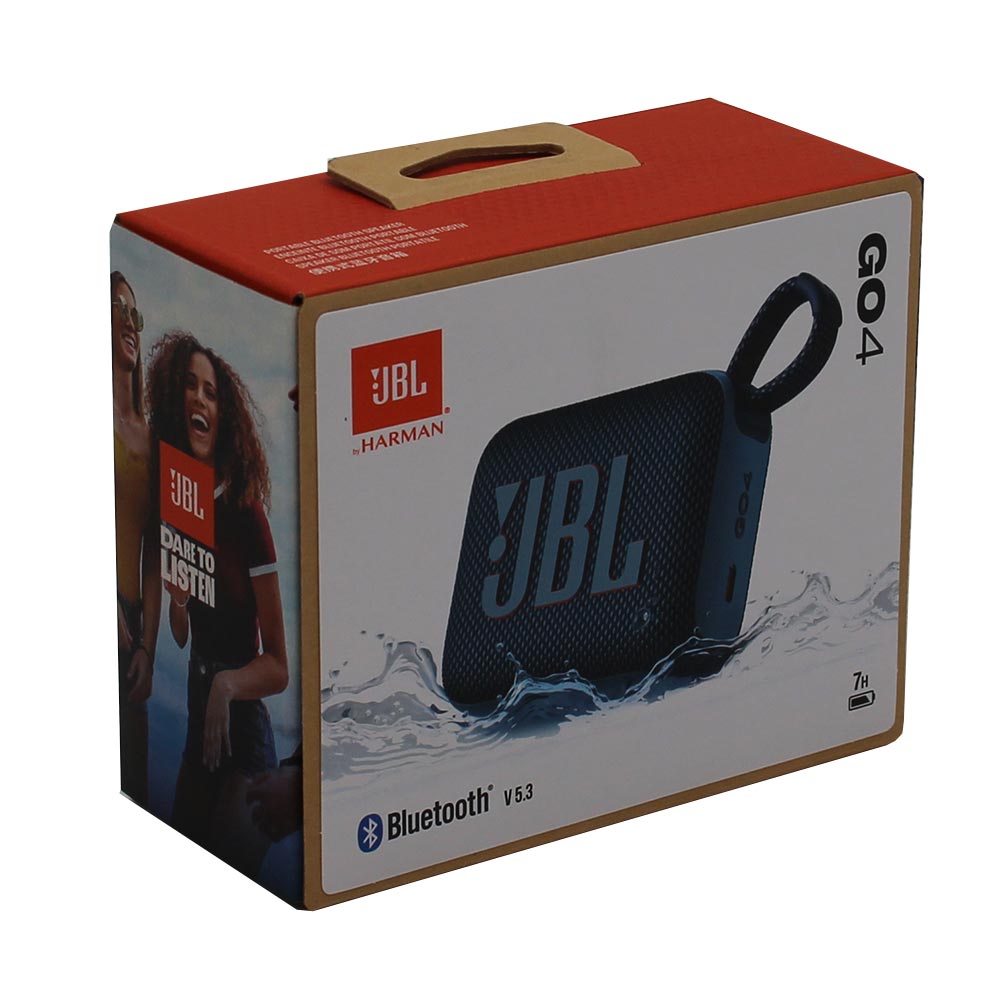 JBL Go 4 Bluetooth-Lautsprecher-Box Pro Sound blau