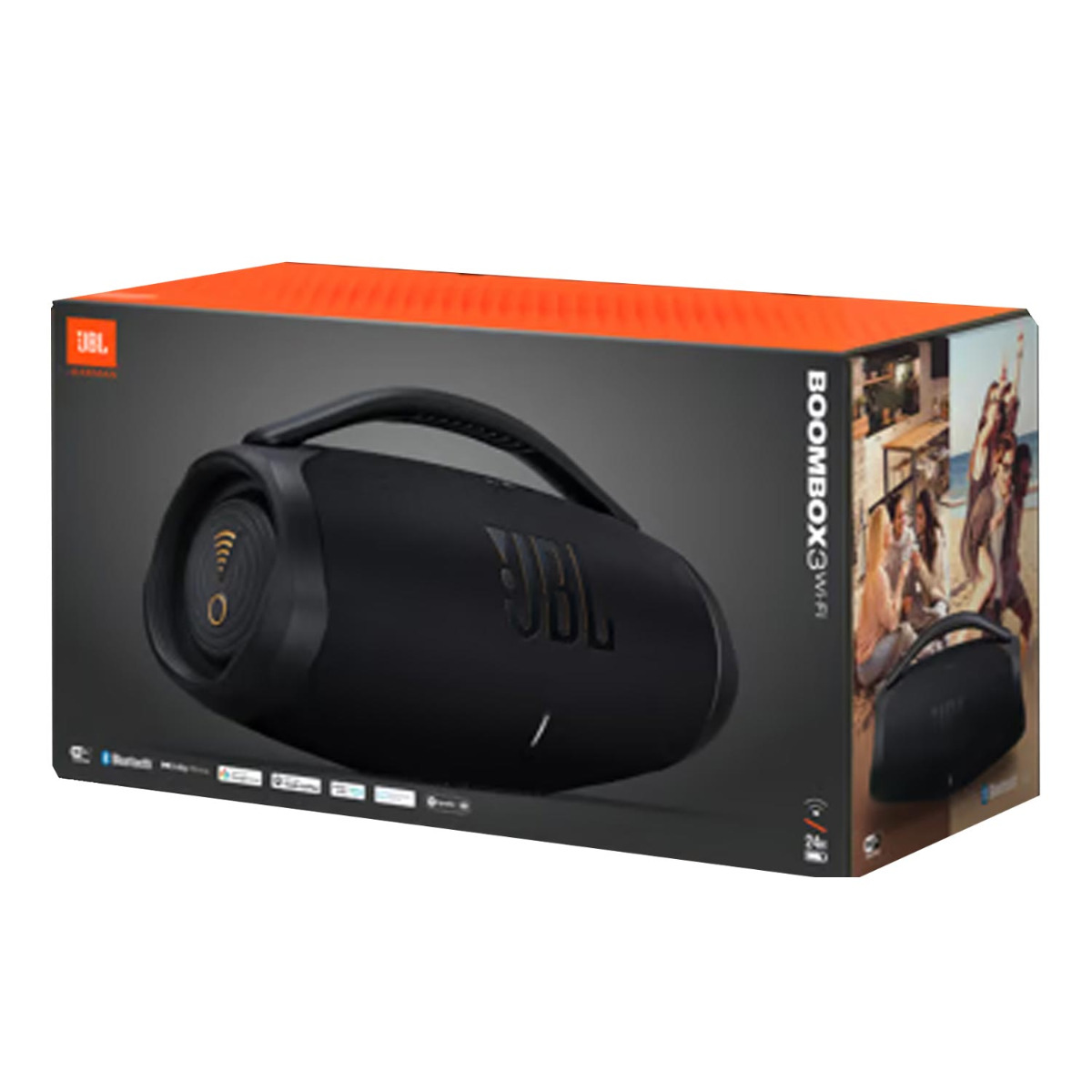 JBL Boombox 3 Wifi kabelloser Lautsprecher schwarz