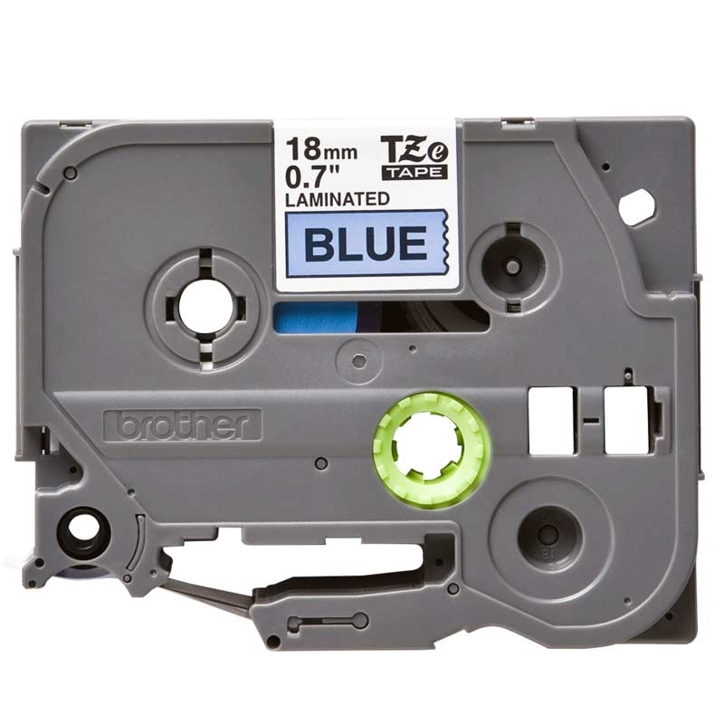 Brother TZe-541 Schriftband P-touch schwarz auf blau 18mm