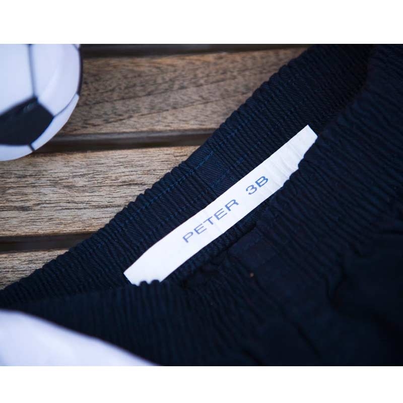 Brother TZe-FA4B Schriftband blau auf weiß Textilband 18mm