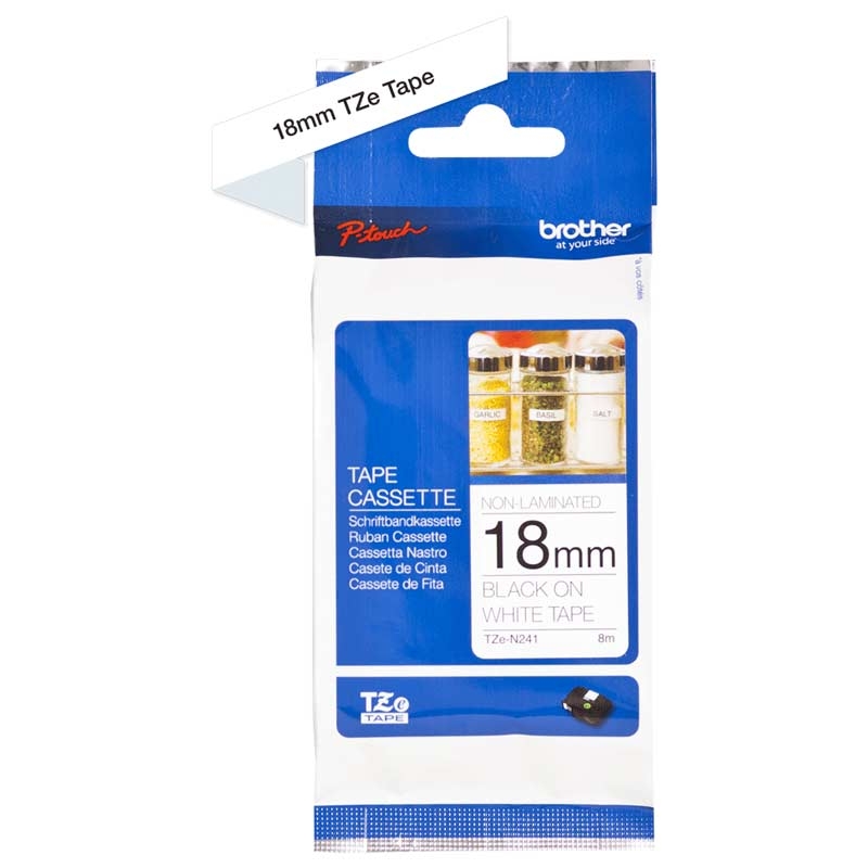 Brother TZE-N241 P-Touch schwarz auf weiss 18mm
