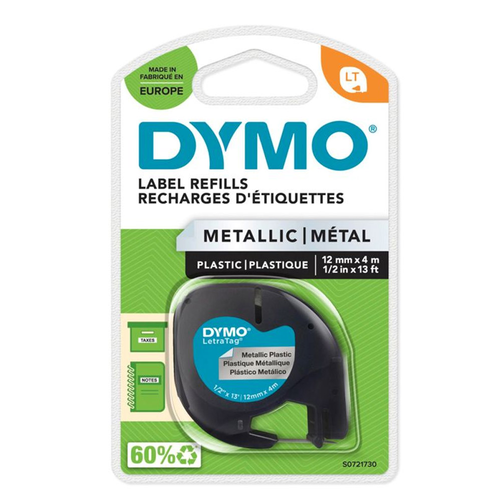 Dymo Schriftband 91228 silber