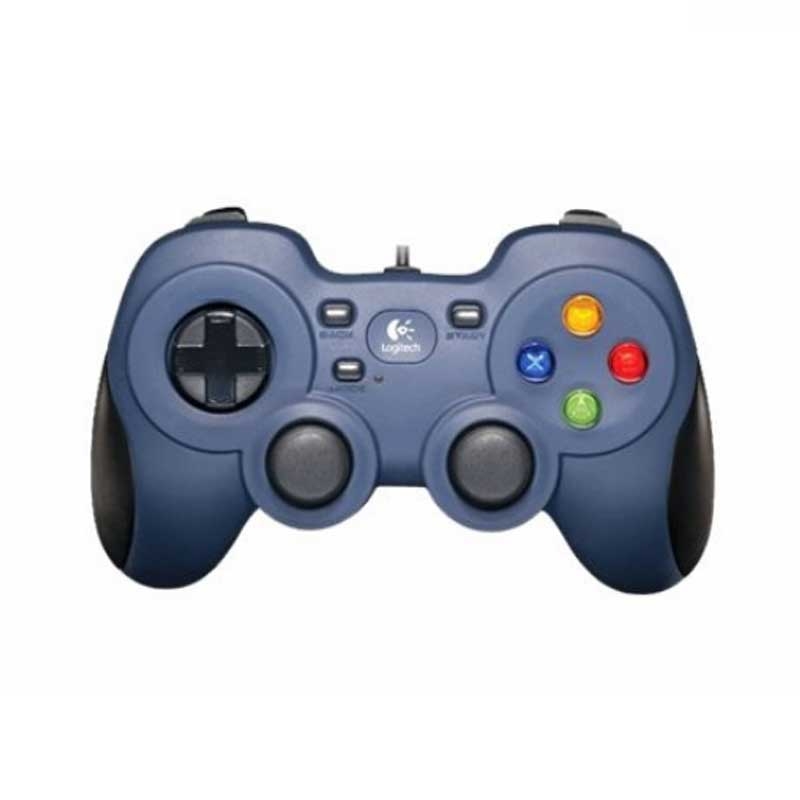 Logitech Gamepad F310, kabelgebundener Controller Blau/Grau